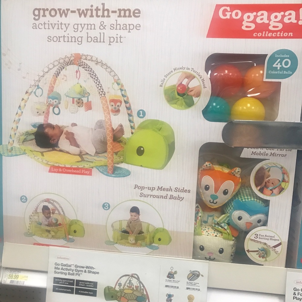 Baby activity gym (turtle design)